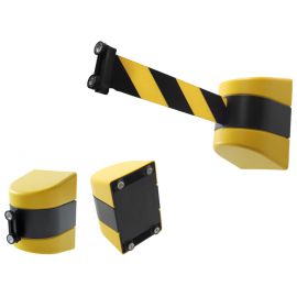 Wall cassette with retractable magnetic barrier tape -  10m