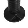 Black tilting bollard 75 cm with reflectors