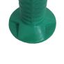 Green tilting bollard 75 cm with reflectors